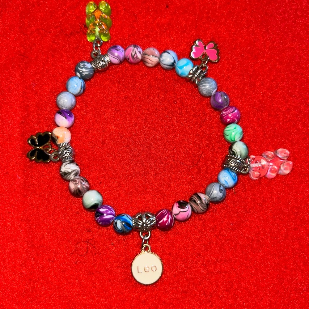 Colorful Zodiac Beaded Charm Bracelet